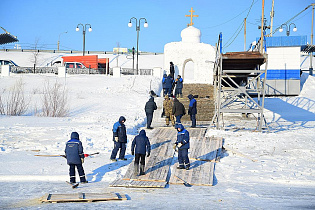 В Барнауле завершается подготовка к проведению праздника Крещения