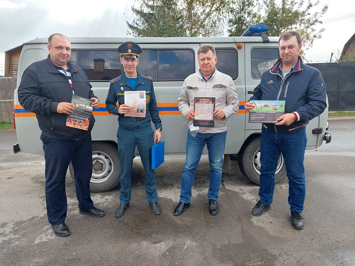 Профилактические рейды по пожарной безопасности состоялись в частном секторе и садоводческих товариществах Барнаула