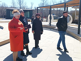 В Барнауле после зимы обследуют общественные территории, благоустроенные по нацпроекту «Жилье и городская среда»