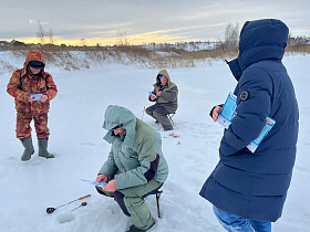 Барнаульцам напоминают о необходимости соблюдать правила безопасности на льду
