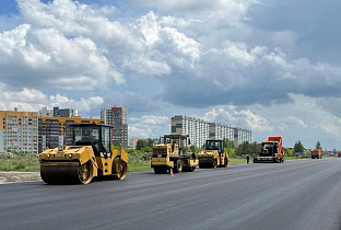 По дорожному нацпроекту завершается ремонт улиц Германа Титова и Западной 13-й