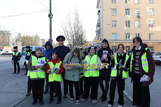 Интерактивные занятия по безопасности проводят для юных пешеходов Барнаула