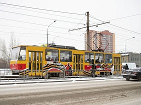 В Барнауле временно приостановлено движение трамваев по улице Малахова