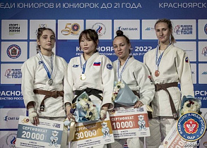 Барнаульская дзюдоистка стала бронзовым призером первенства России