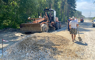 В нагорной части Барнаула ведется ремонт и строительство дорог 