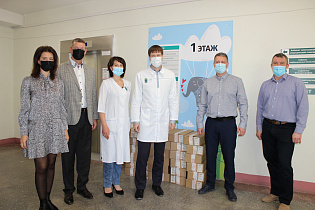 Барнаульская компания передала свою продукцию врачам, борющимся с коронавирусом