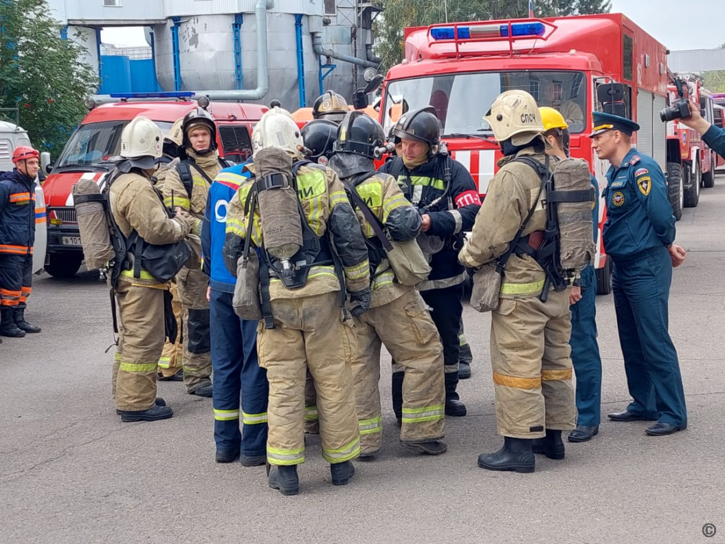 В Барнауле прошли пожарно-тактические учения на ТЭЦ-2 БАРНАУЛ ::  Официальный сайт города