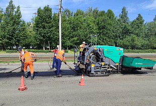 МБУ «Автодорстрой» продолжает текущий ремонт дорог 