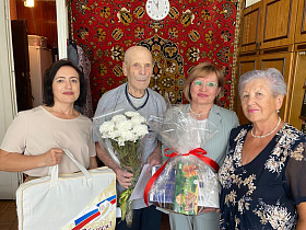 100-летний юбилей отметил участник Великой Отечественной войны Виктор Андреевич Першин 