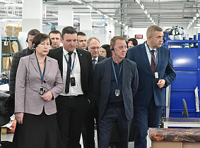 Глава города Вячеслав Франк посетил предприятие «Тонар плюс»