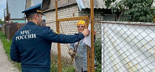 В садоводствах Ленинского района проводятся рейды по пожарной безопасности 
