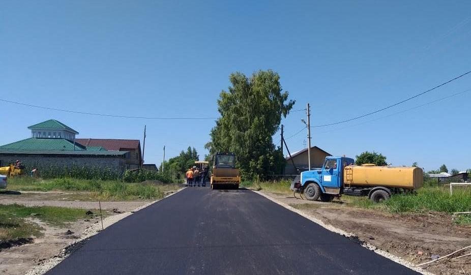В барнаульском поселке Новомихайловка по муниципальной программе отремонтировали участок дороги