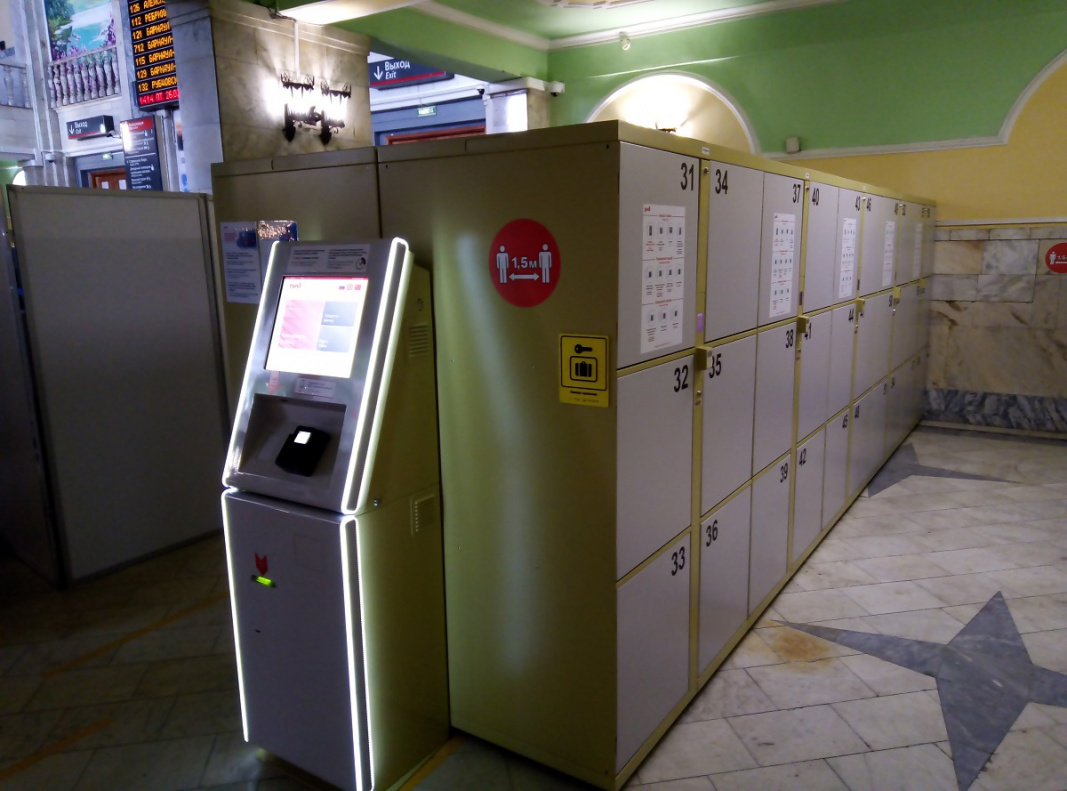 На железнодорожном вокзале Барнаула установили автоматизированные камеры хранения нового образца