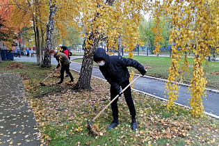 В Барнауле прошёл первый осенний «чистый четверг» 