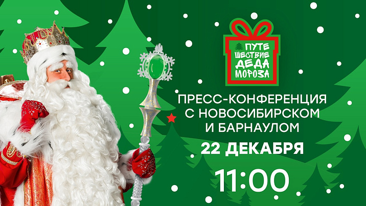 Дед Мороз пообщается по видеосвязи со школьниками Барнаула