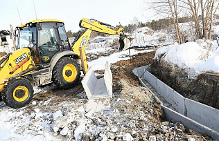 Для пропуска талых вод в Индустриальном районе Барнаула сделают дополнительные водоотводные устройства