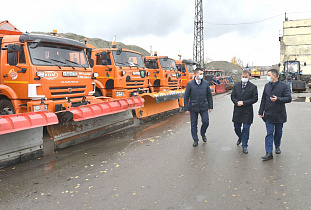 Вячеслав Франк проверил готовность дорожной службы Барнаула к работе в зимний период