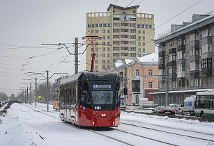 Четыре трамвайных вагона будут работать в Барнауле в Рождественскую ночь