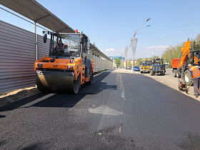 В Барнауле продолжаются работы по ремонту и строительству автомобильных дорог