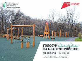 До окончания голосования по выбору общественных территорий для благоустройства в 2026 году остался месяц 
