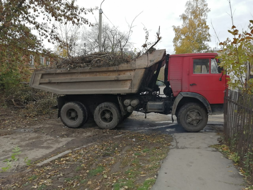 В Октябрьском районе в рамках месячника осенней санитарной очистки  устранены свалки и вывезен мусор БАРНАУЛ :: Официальный сайт города