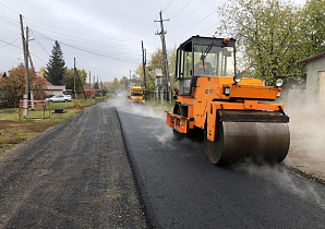 В Барнауле завершают ремонт дорог частного сектора