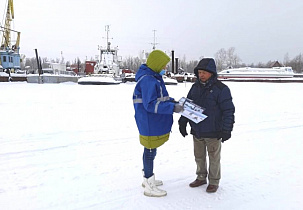 Безопасный лед: на водоемах Барнаула продолжают профилактические рейды