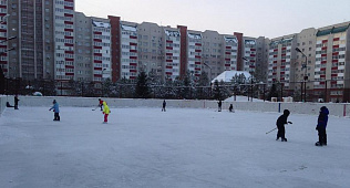 Детей и подростков учат кататься на коньках и играть в хоккей в проекте «Зимний дворовый инструктор»