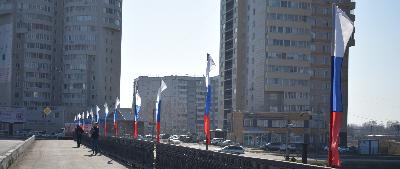 Улицы Индустриального района начали украшать к 9 мая