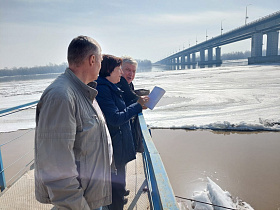 В городе продолжается контроль паводковой ситуации и рейды                     в рамках    акции «Безопасный лед»